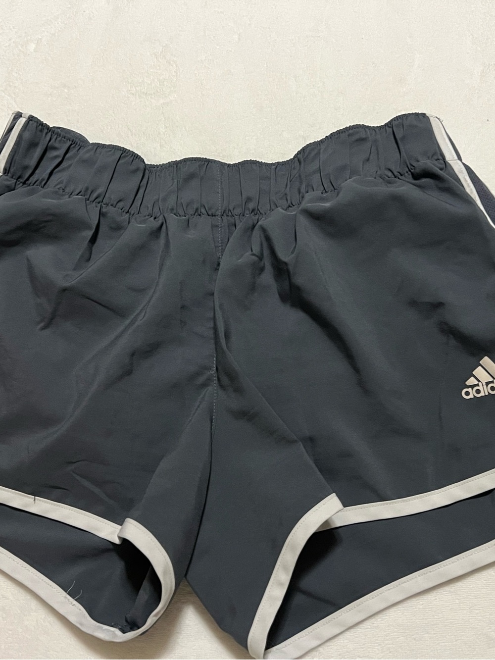 Womens gray adidas athletic shorts size medium